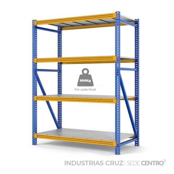 Estantería semipesada Industrial, Industrias Cruz